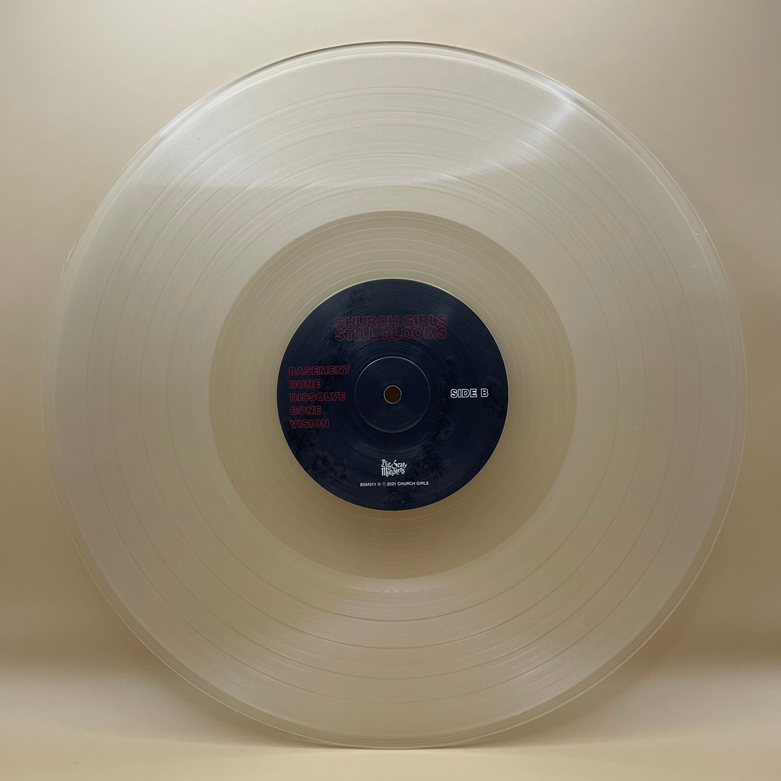 big-scary-monsters-church-girls-still-blooms-lp-vinyle-transparent image 2