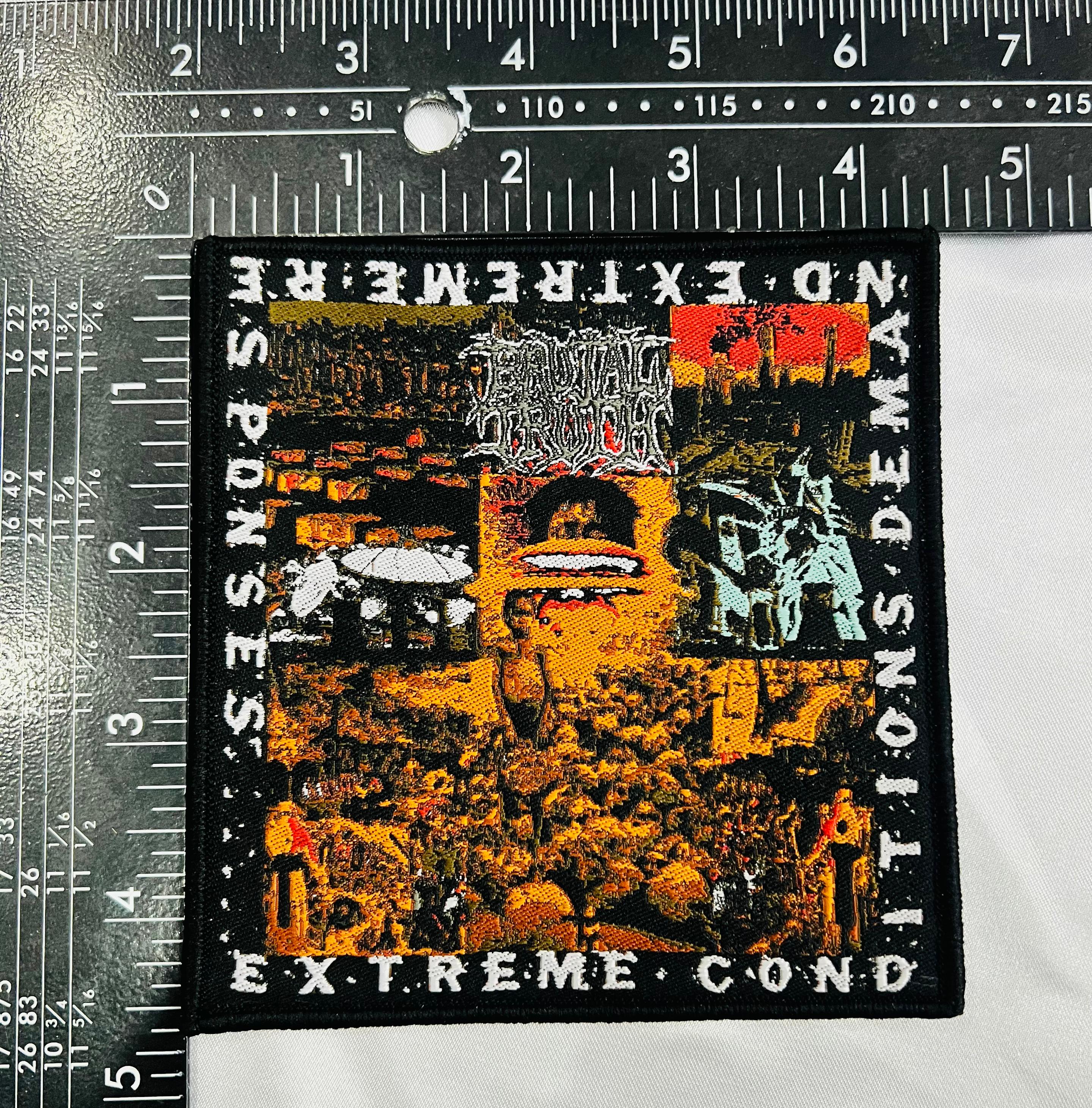 brutal-truth-extreme-conditions-patch-bordure-noire image 2