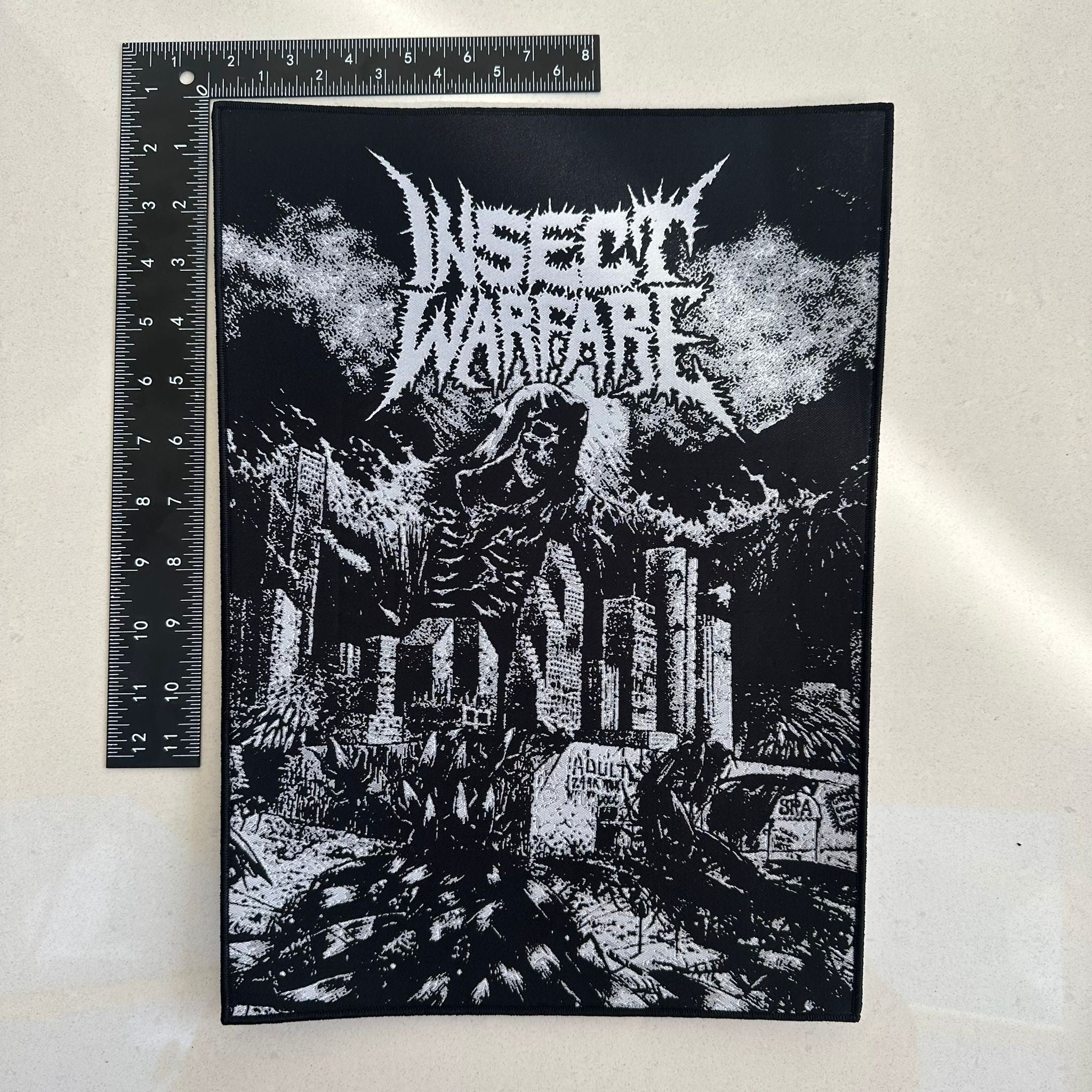 783punx-backpatch-insect-warfare-world-extermination-patch-dos image 2