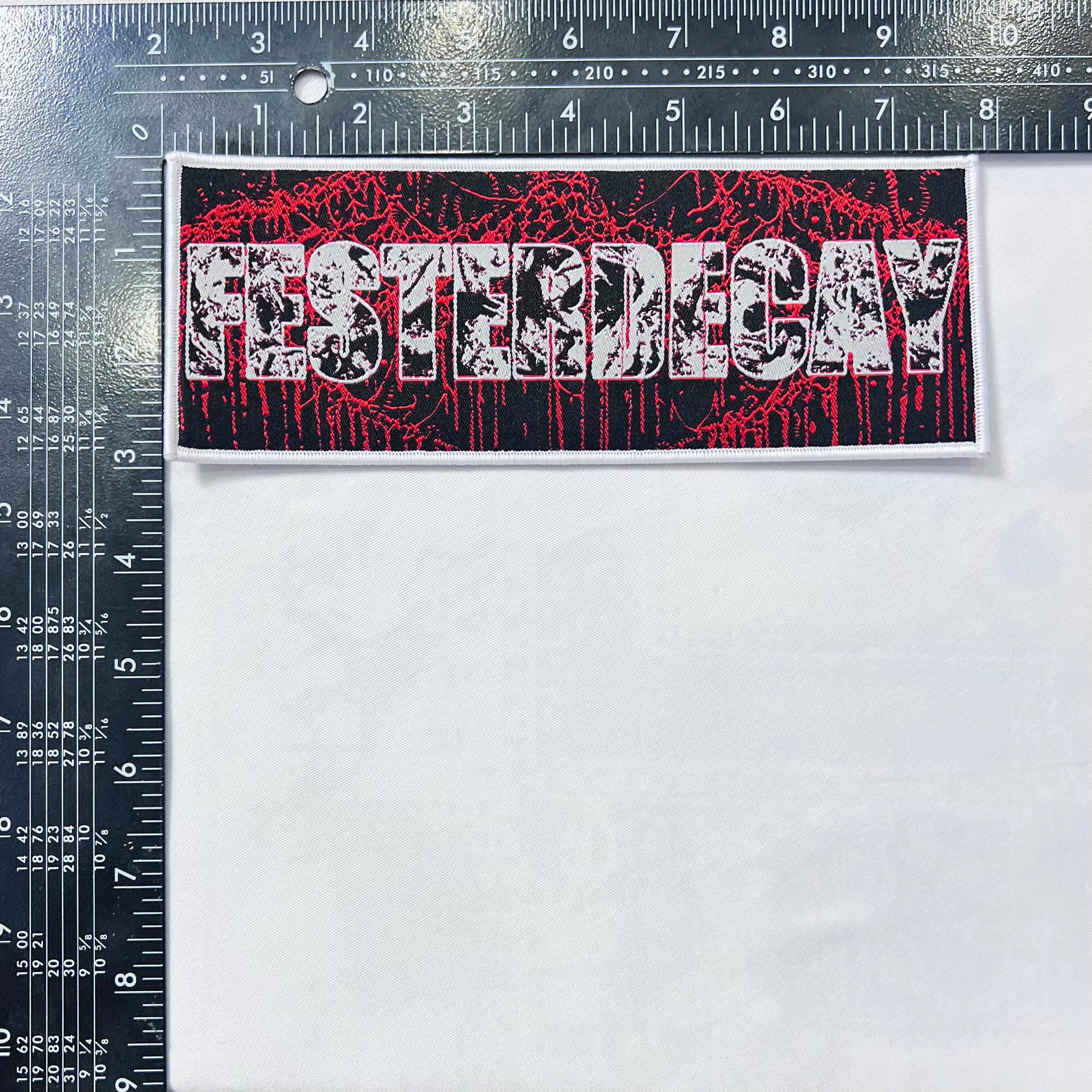 783punx-festerdecay-logo-patch-stripe-tiss-bord-noir image 5