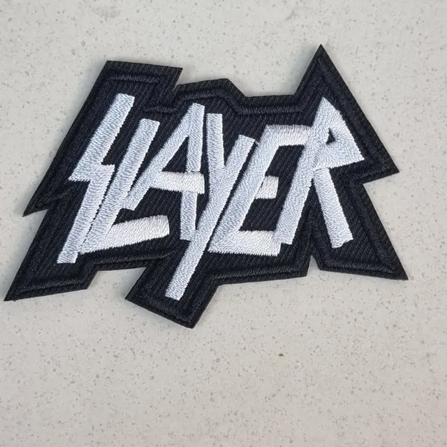 slayer-logo-white-patch-petit-cusson-blanc image 1