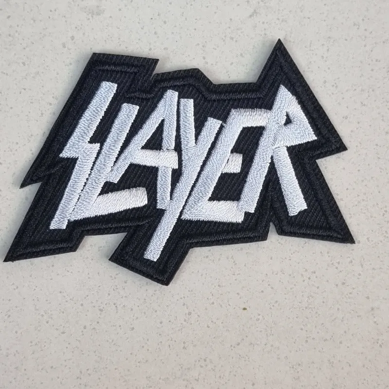 slayer-logo-white-patch-petit-cusson-blanc image 1