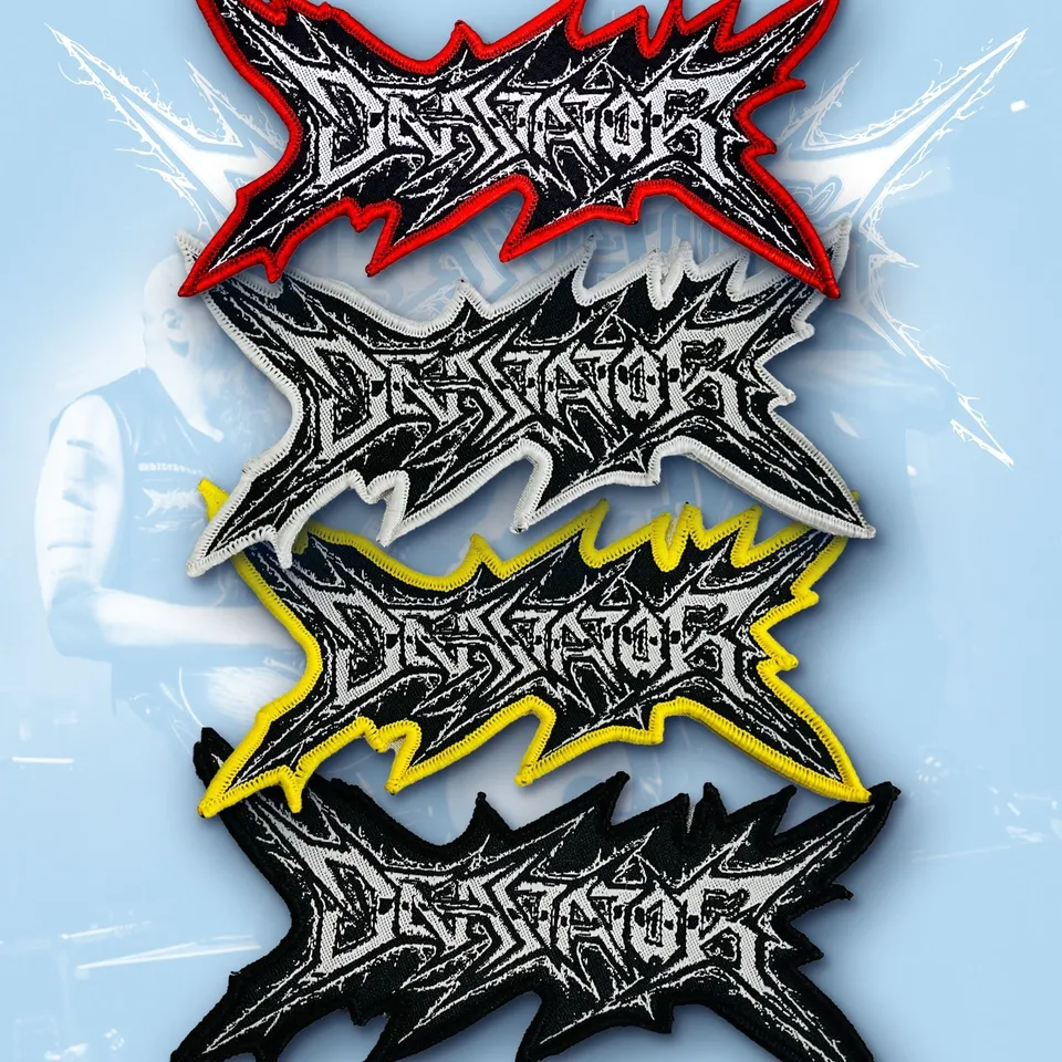devastator-logo-patch-tiss-bordure-noire image 1