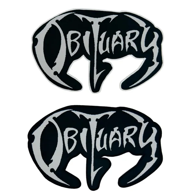obituary-logo-patch-tiss-oversized-bordure-noire image 1