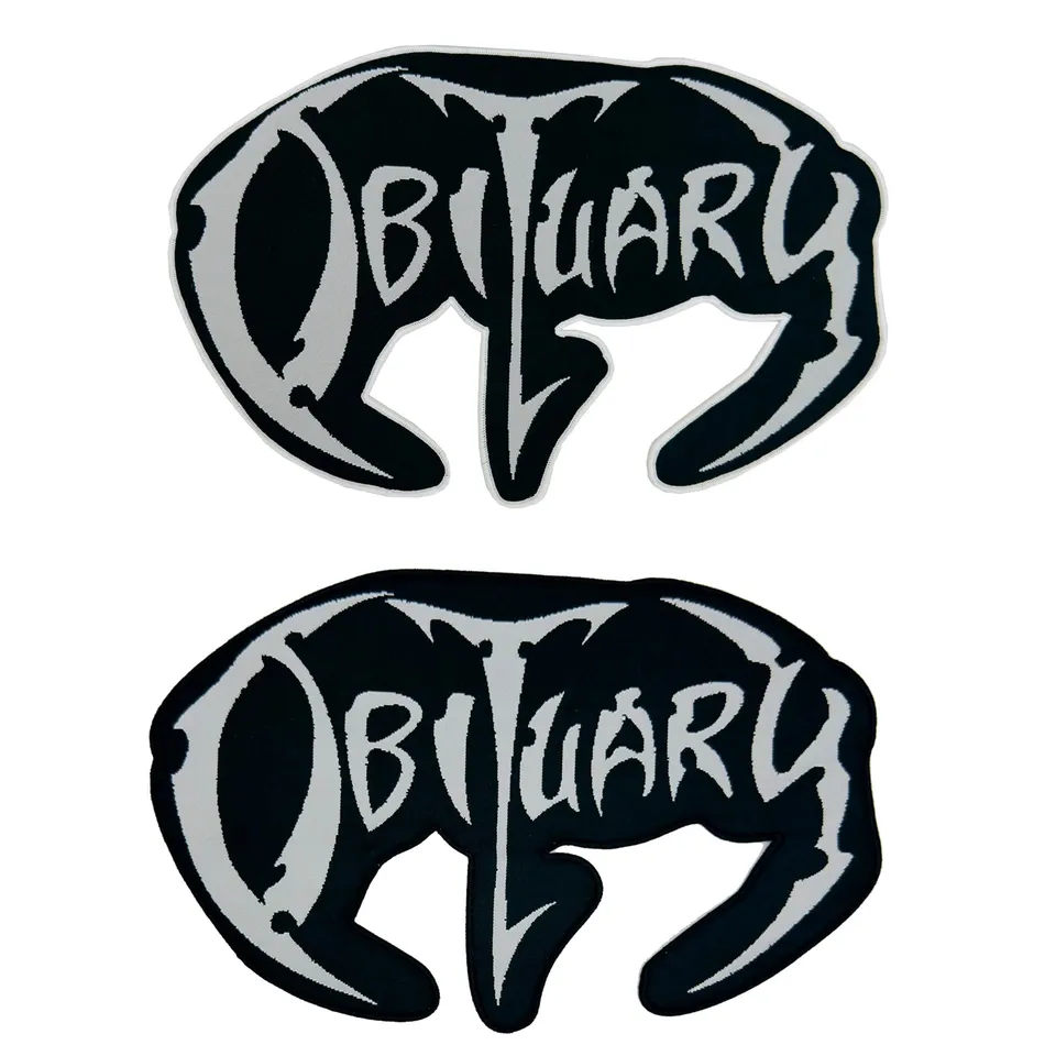 obituary-logo-patch-tiss-oversized-bordure-noire image 1