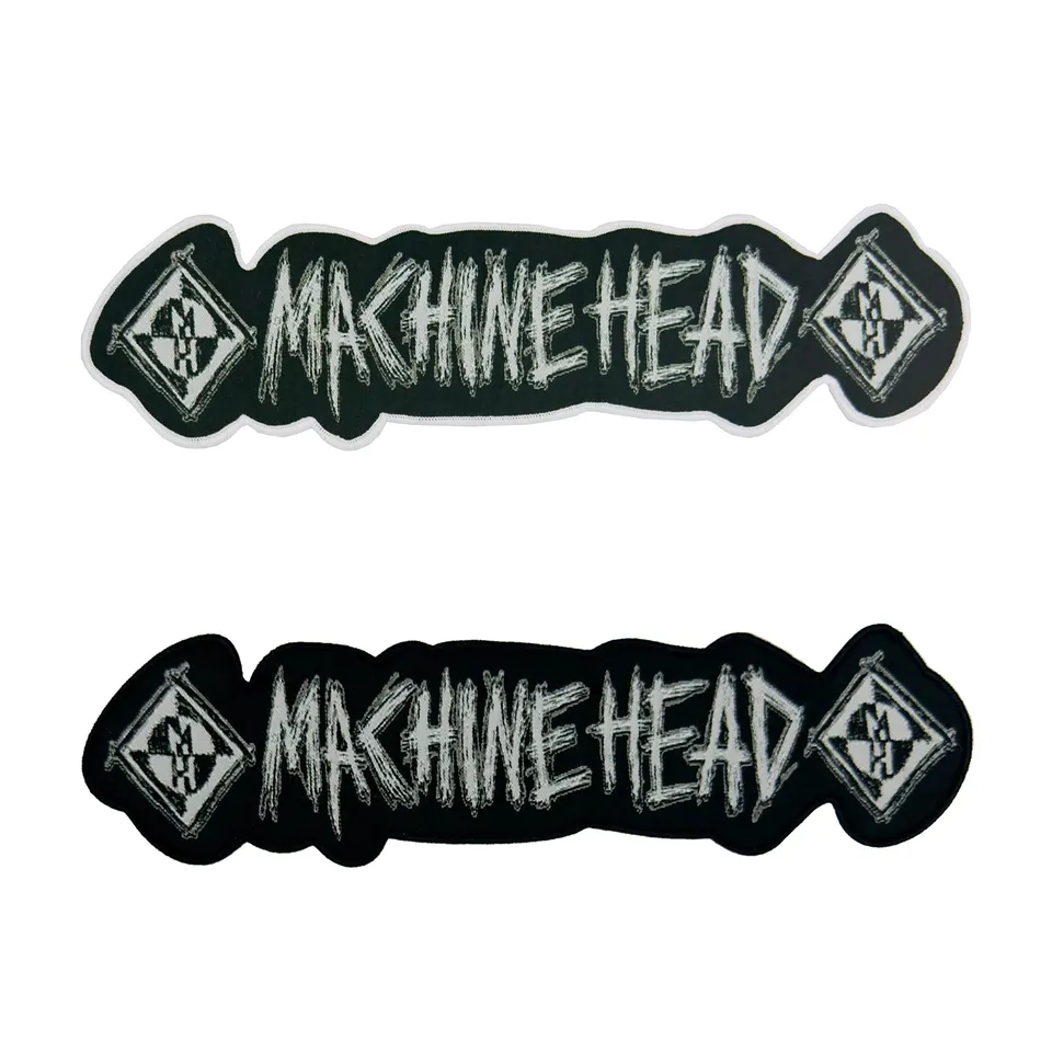 machine-head-logo-cusson-tiss-oversize-bord-noir image 1