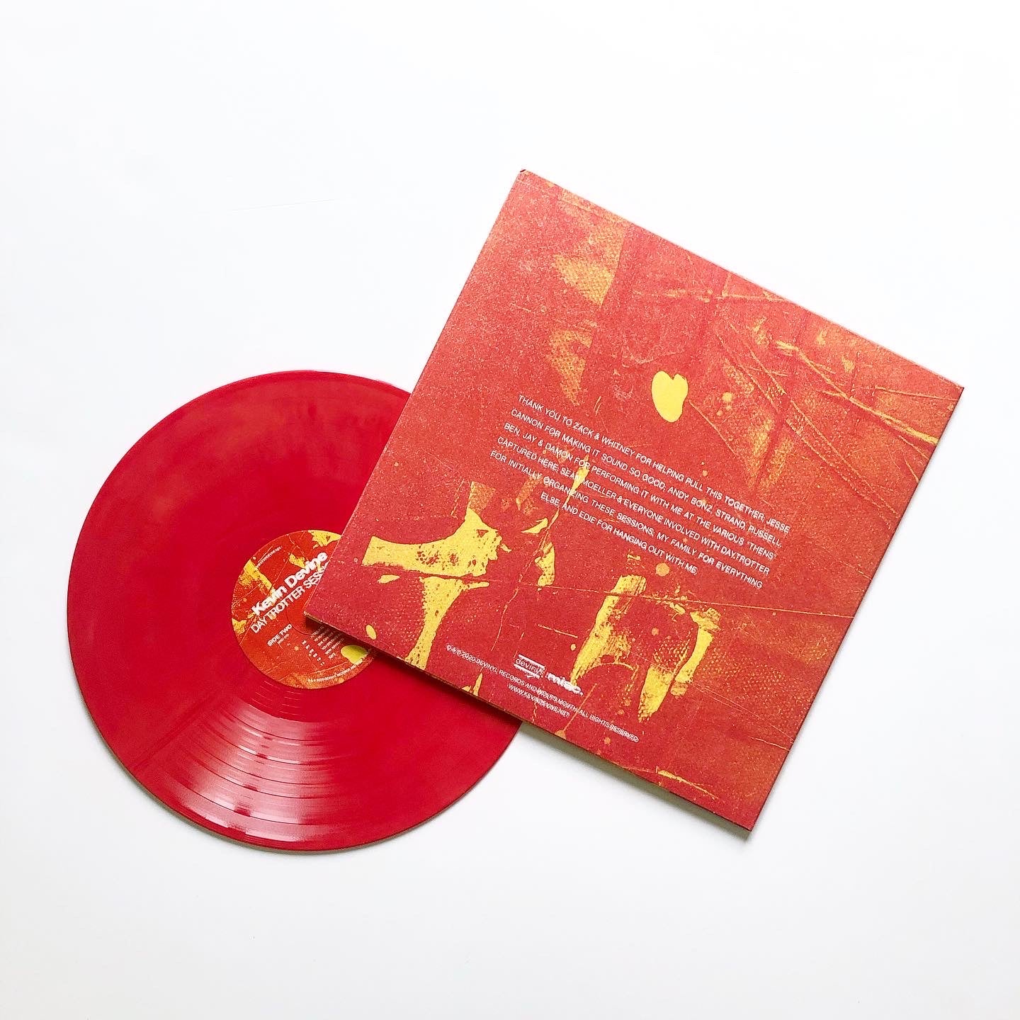 big-scary-monsters-kevin-devine-daytrotter-sessions-vinyle-lp-rouge image 2