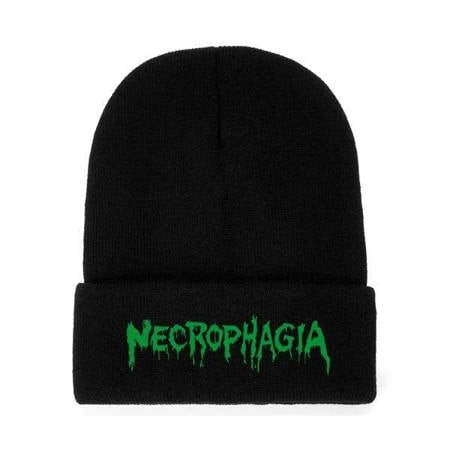 necrophagia-logo-bonnet-beanie-brod image 1