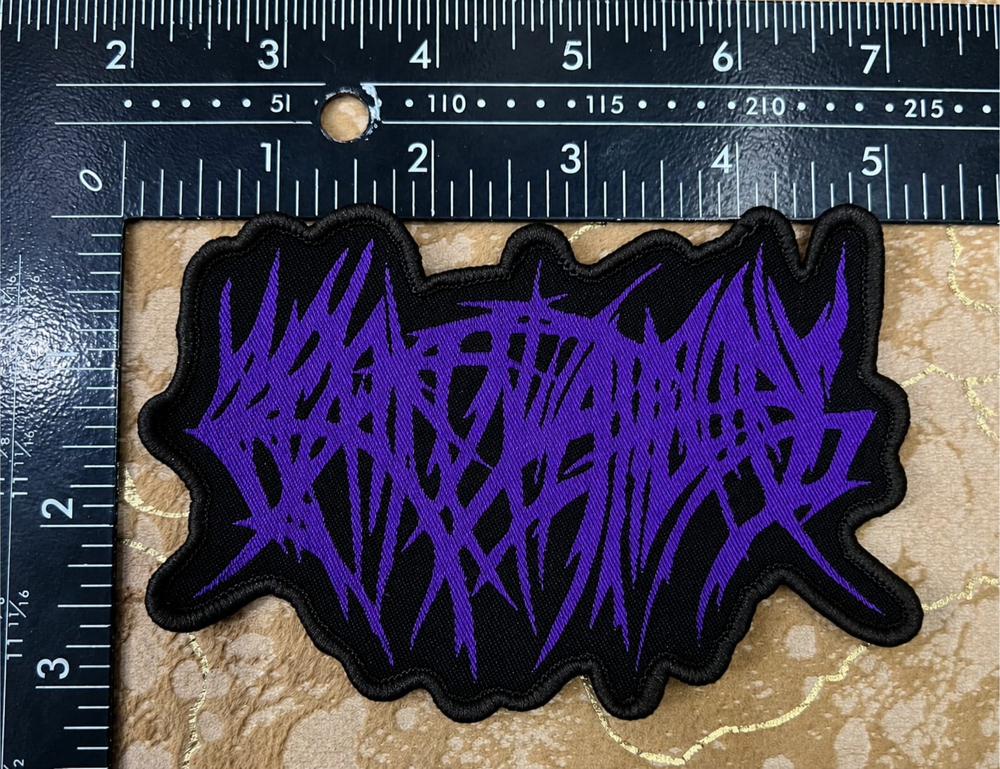 crepitation-logo-patch-tiss-bordure-noire-slam image 4
