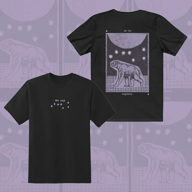 me-rex-megabear-t-shirt-noir-coton-gildan image 1