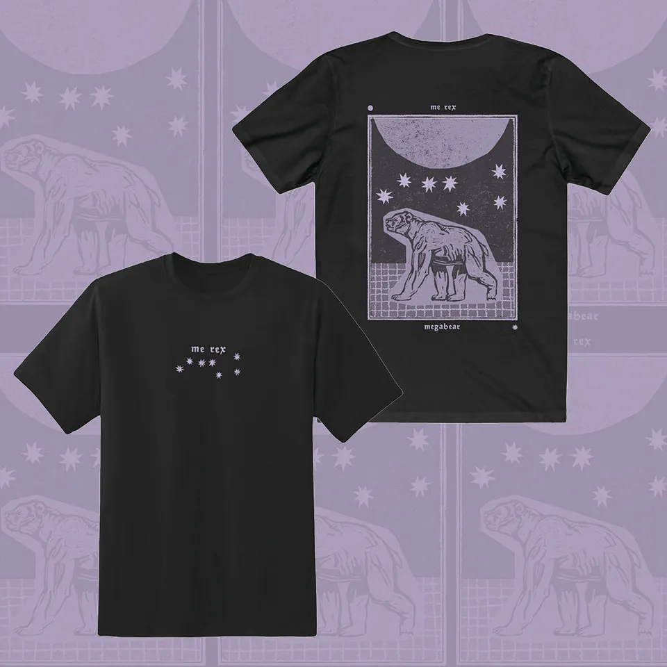 me-rex-megabear-t-shirt-noir-coton-gildan image 1