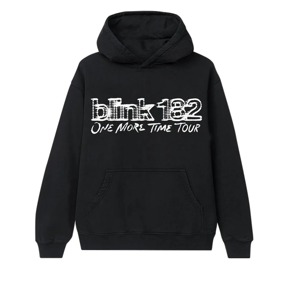 blink-182-one-more-time-tour-sweat-capuche-noir image 1