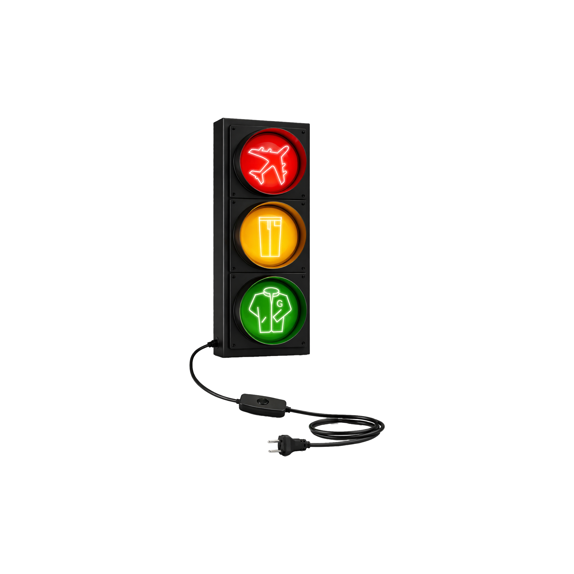 blink-182-toypaj-feu-tricolore-led-43-cm image 1
