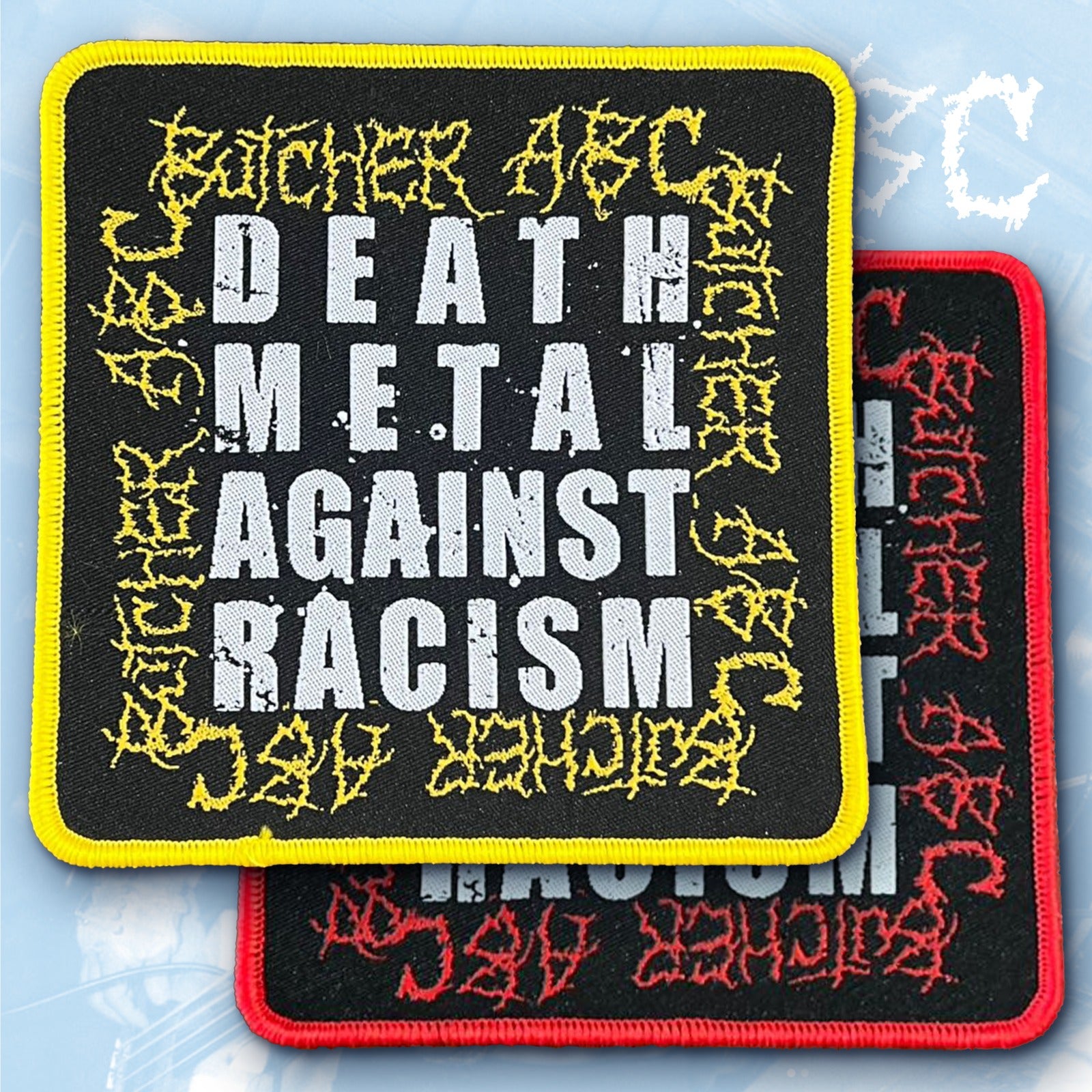 783punx-butcher-abc-death-metal-patch-tiss-jaune image 1