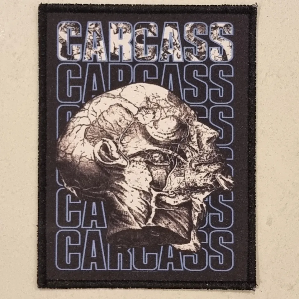 carcass-necro-head-patch-cusson-coudre-metal image 1