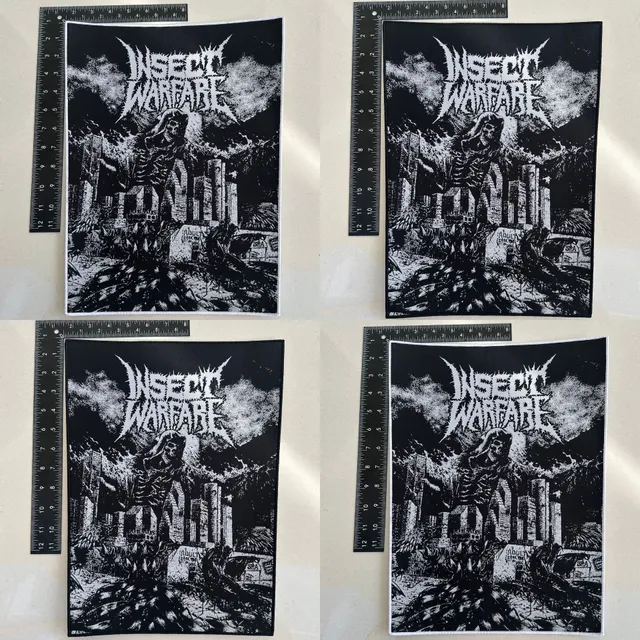783punx-backpatch-insect-warfare-world-extermination-patch-dos image 1