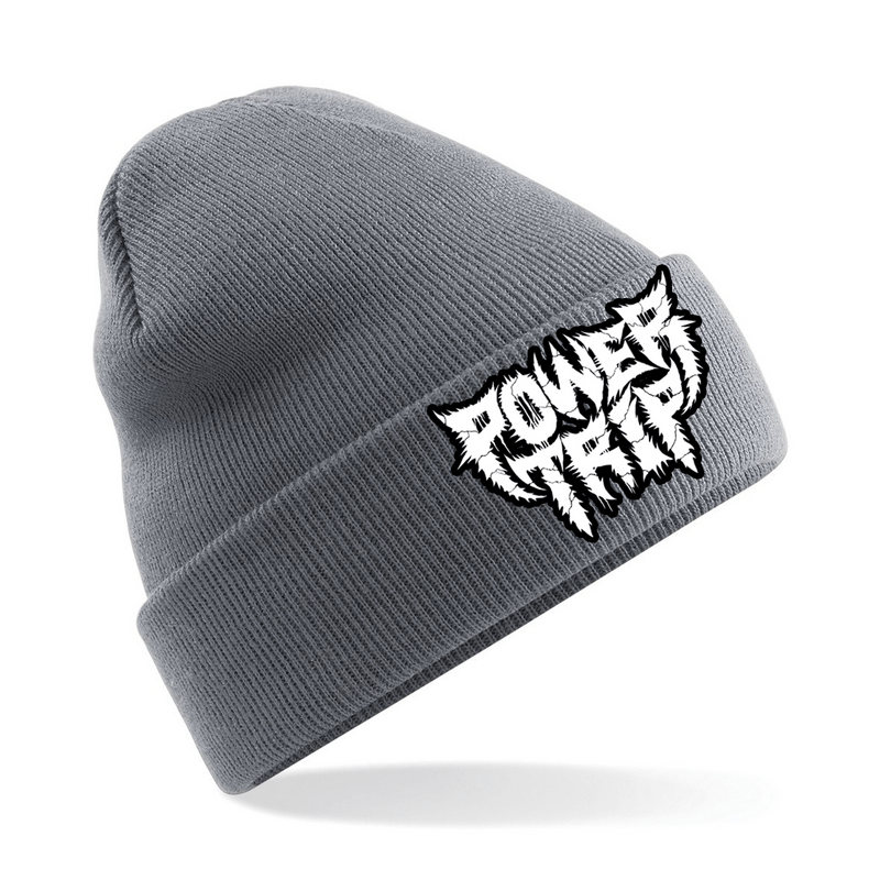 power-trip-logo-beanie-bonnet-noir-brod-taille-unique image 1