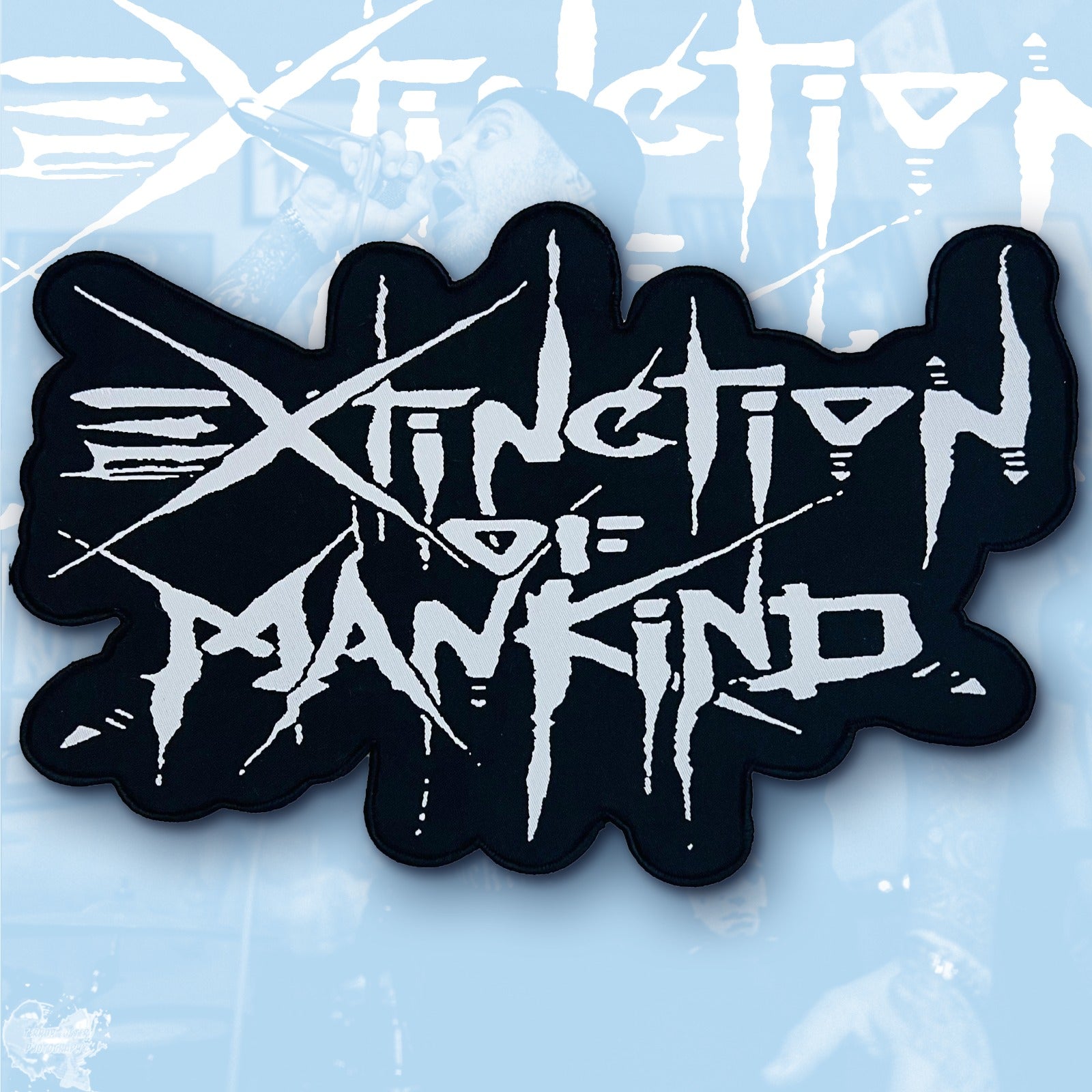 783punx-extinction-of-mankind-logo-patch-dos-xxl-30-cm-noir image 2