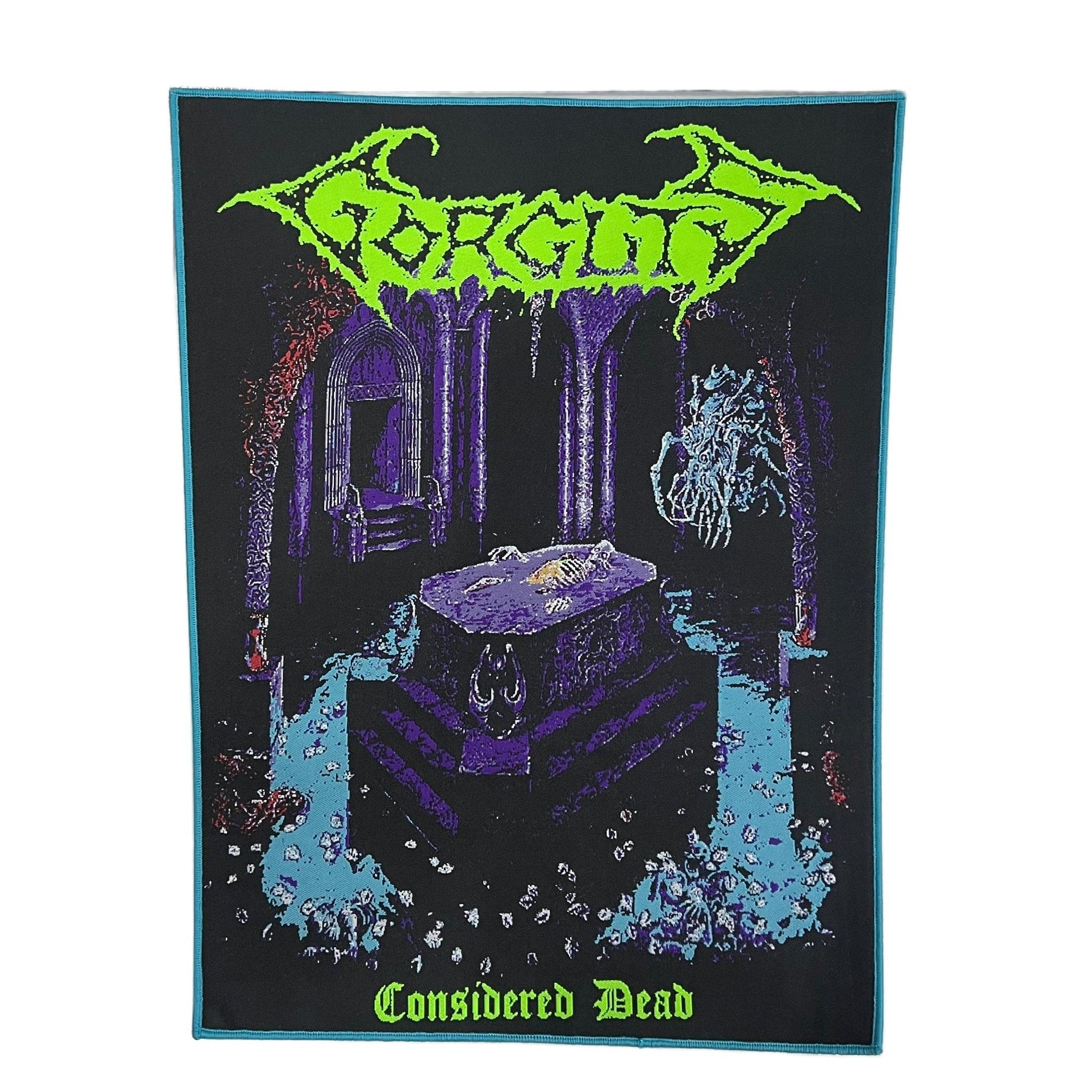 gorguts-considered-dead-backpatch-tiss-dos-bord-noir image 4