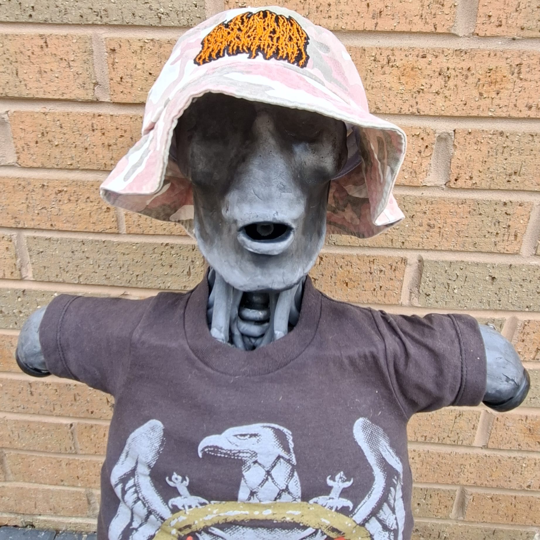 blood-incantation-logo-bucket-hat-pink-camo-orange image 4