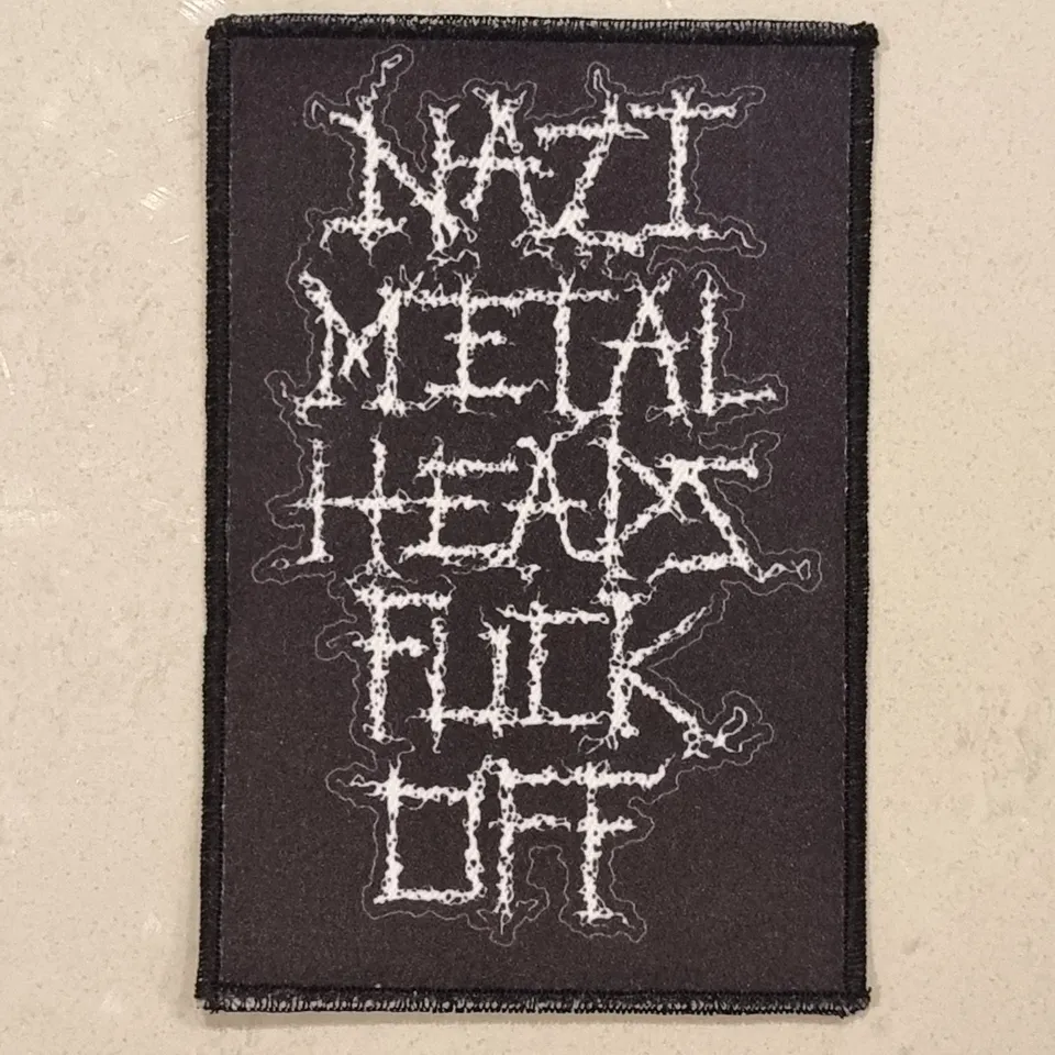nazi-metalheads-fuck-off-patch-petit-cusson image 1