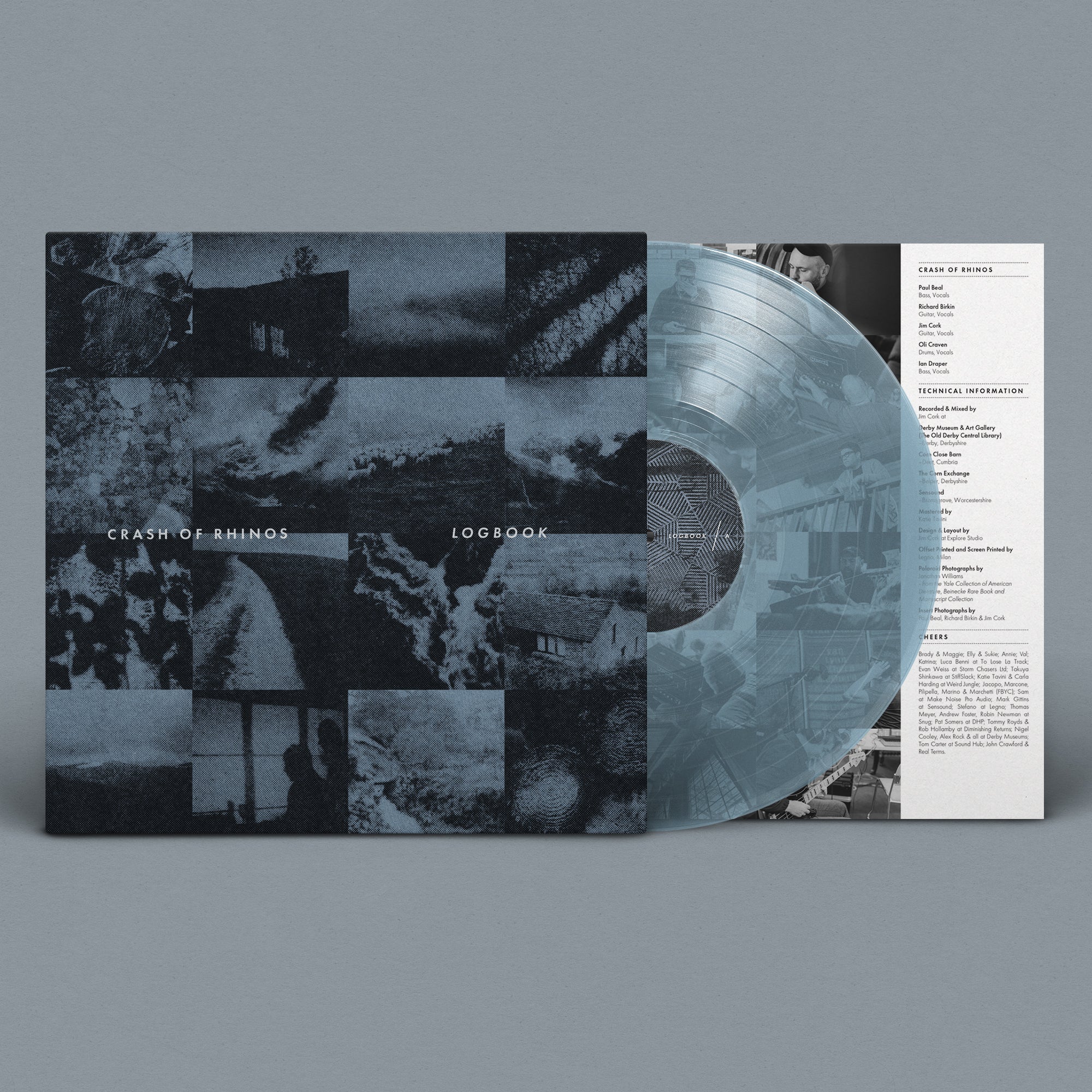 big-scary-monsters-crash-of-rhinos-logbook-vinyle-lp-bleu-transparent image 3