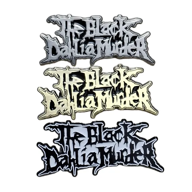 783punx-enamel-pins-black-dahlia-murder-logo-pin-s-nickel-mat image 1