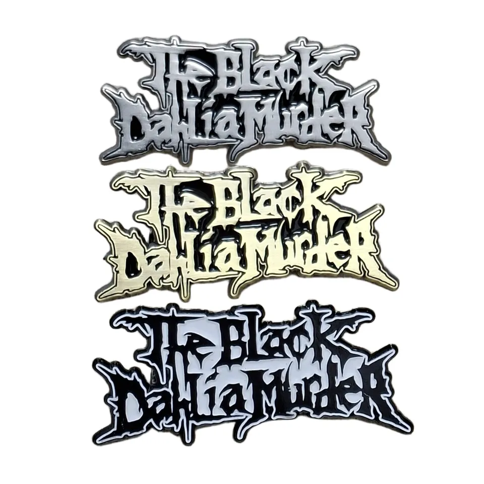 783punx-enamel-pins-black-dahlia-murder-logo-pin-s-nickel-mat image 1