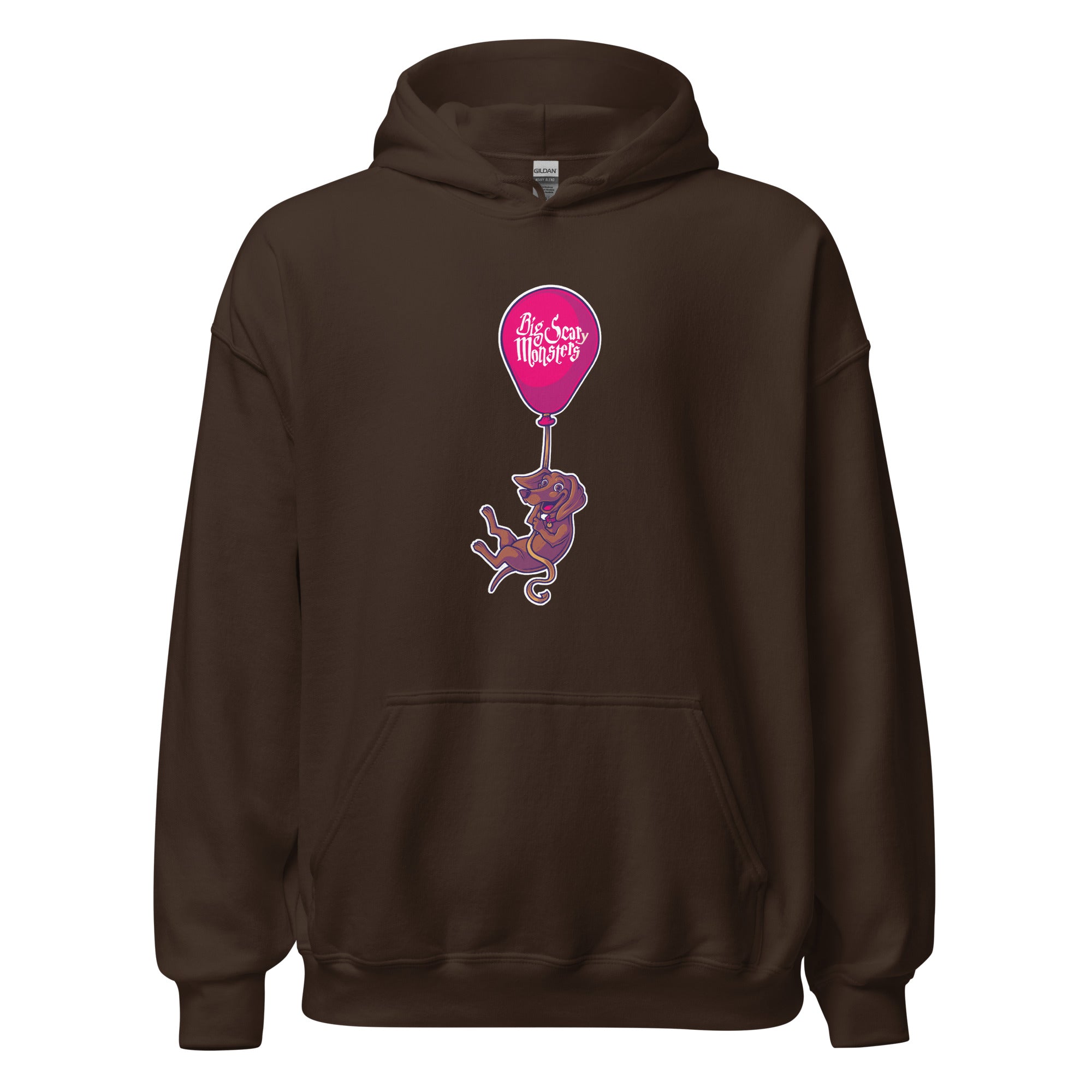 big-scary-monsters-floating-dog-hoodie-sweat-noir-coton image 4