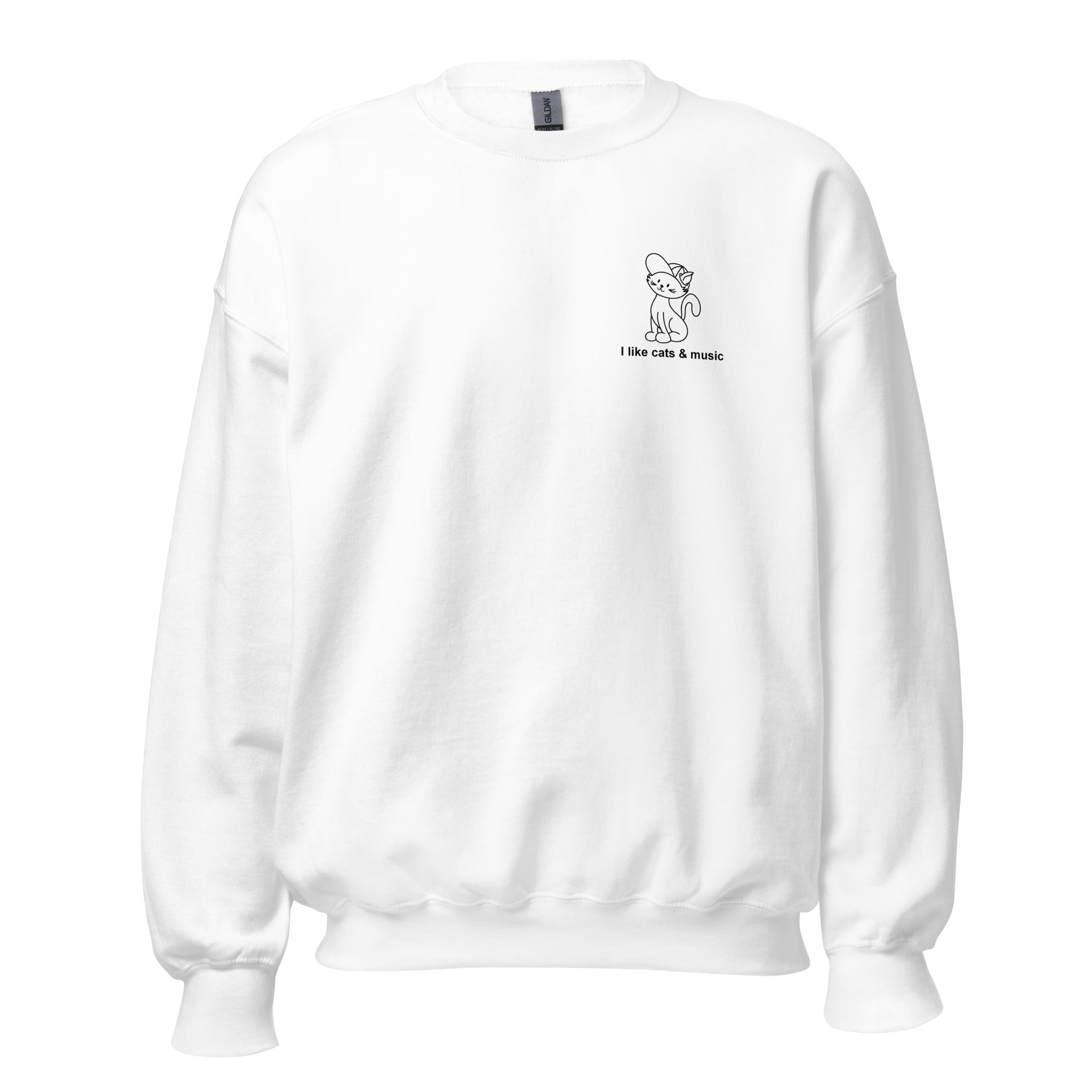 big-scary-monsters-i-like-cats-music-sweat-noir-taille-l image 3
