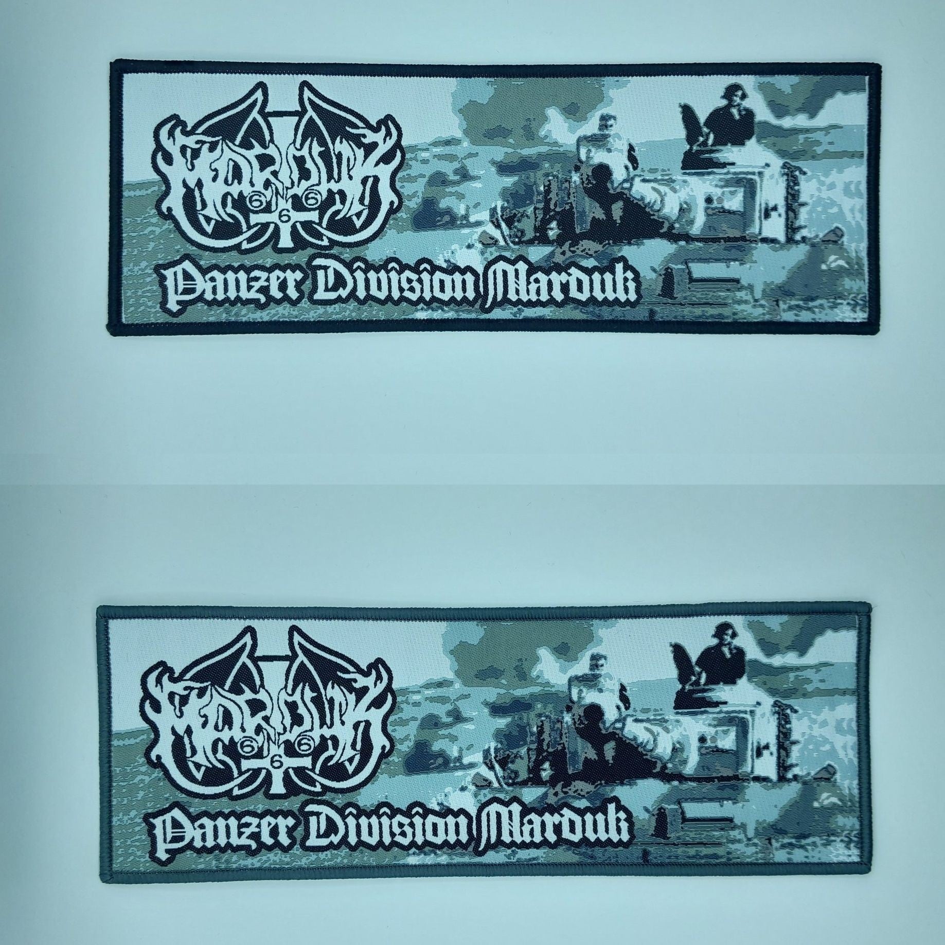 marduk-panzer-division-stripe-patch-bande-bordure-noire image 1