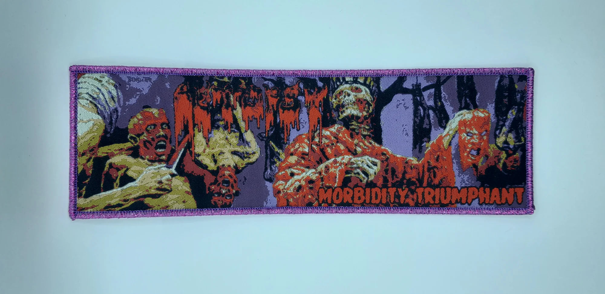 783punx-autopsy-morbidity-triumphant-stripe-patch-cusson-noir-6x20 image 3