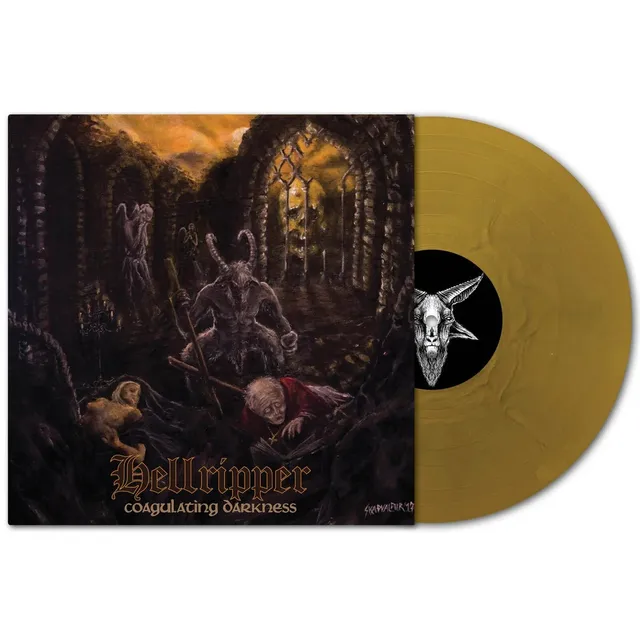 hellripper-coagulating-darkness-vinyle-lp-gold-dition-limit-e image 1