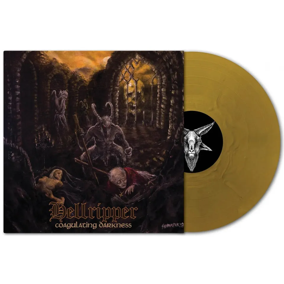 hellripper-coagulating-darkness-vinyle-lp-gold-dition-limit-e image 1