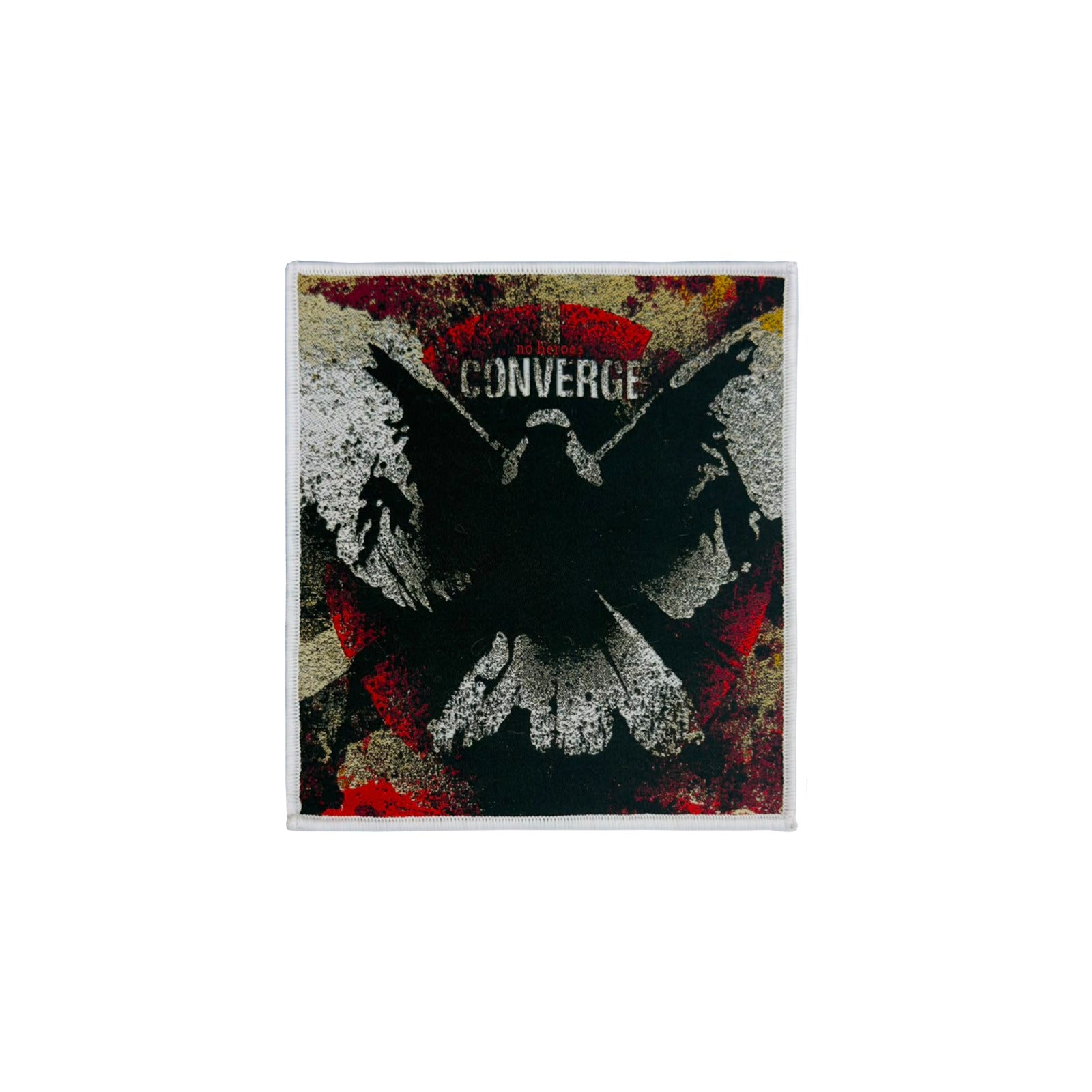 783punx-converge-no-heroes-petit-patch-tiss-bord-rouge image 8