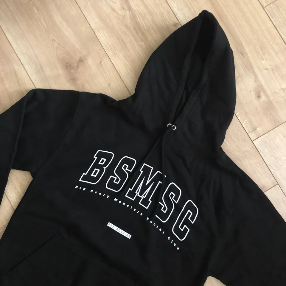 bsm-social-club-2020-23-hoodie-coton-noir-taille-l image 1