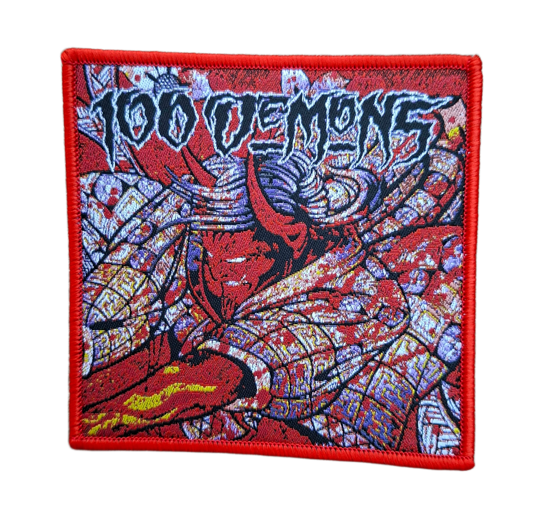 100-demons-selftitled-cusson-tiss-bordure-rouge image 2
