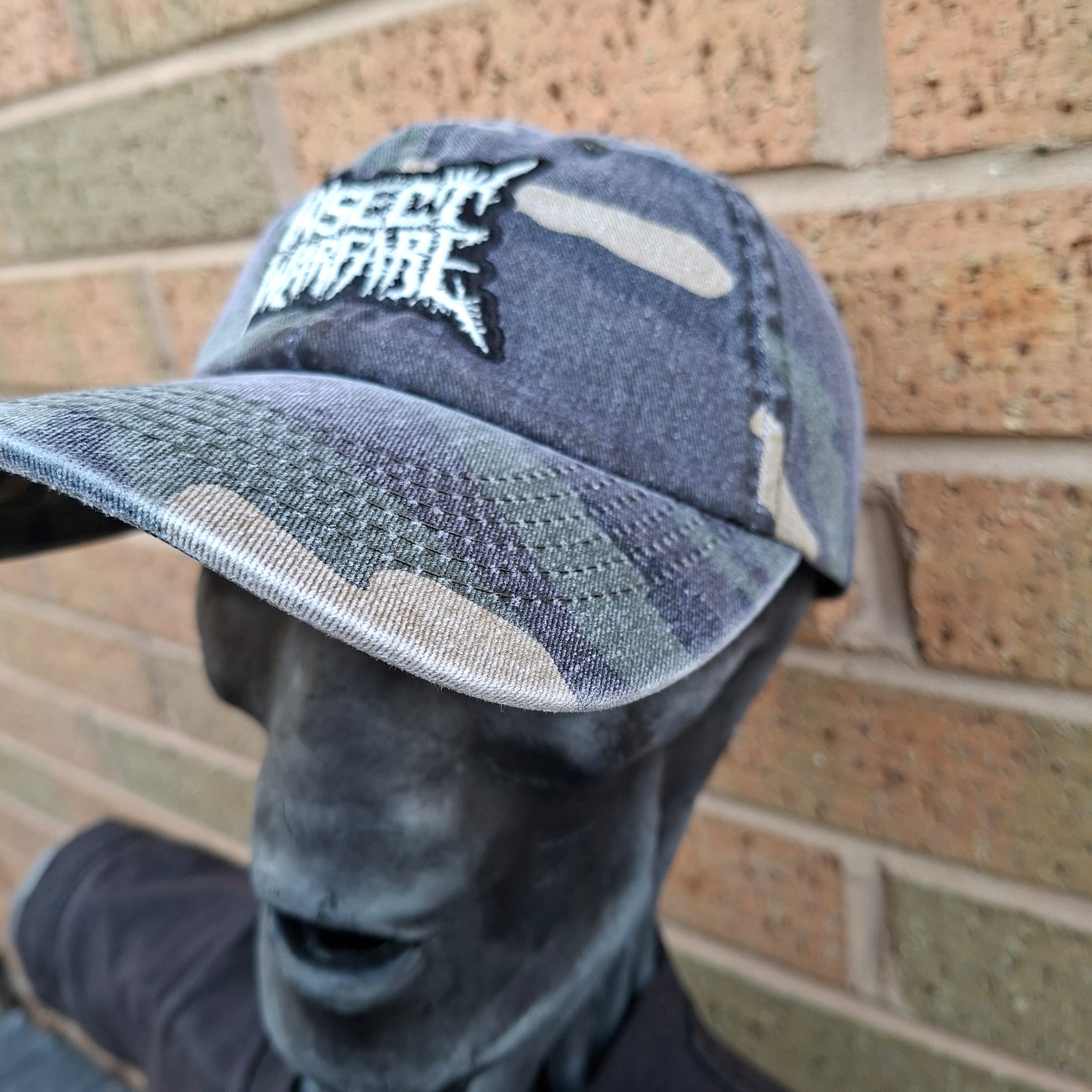 insect-warfare-logo-casquette-dad-cap-camo-phospho image 4