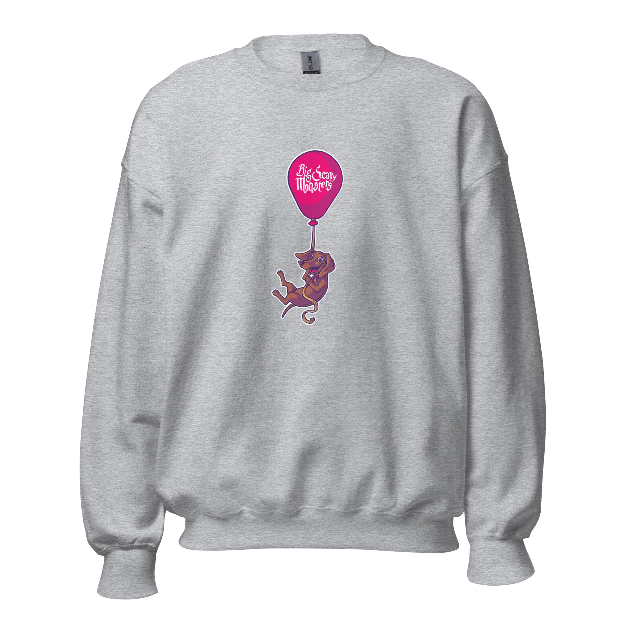 big-scary-monsters-floating-dog-sweatshirt-noir-coton-m image 2