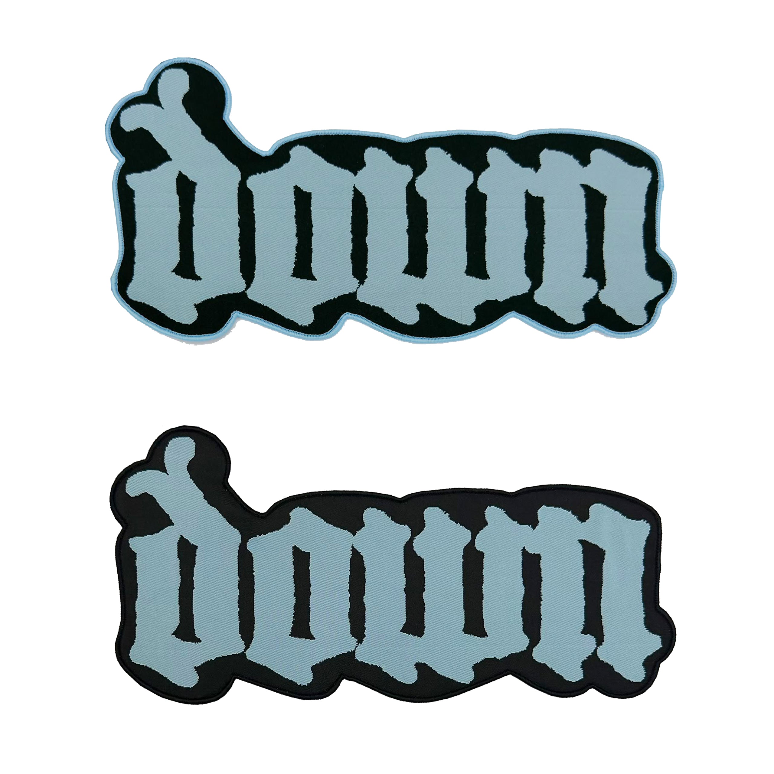 783punx-oversized-patch-down-logo-cusson-bordure-noire image 1
