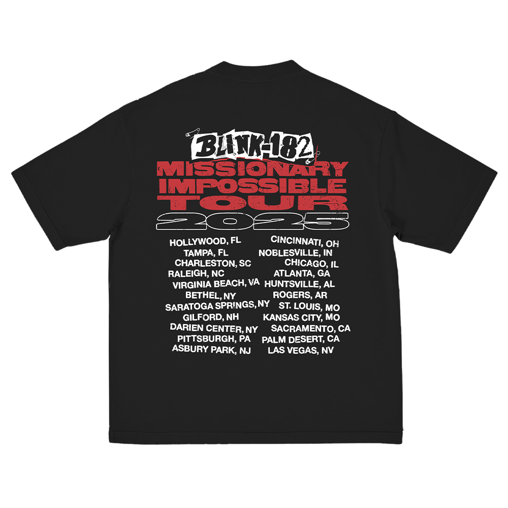 blink-182-characters-2025-tour-tee-tee-shirt-noir image 2