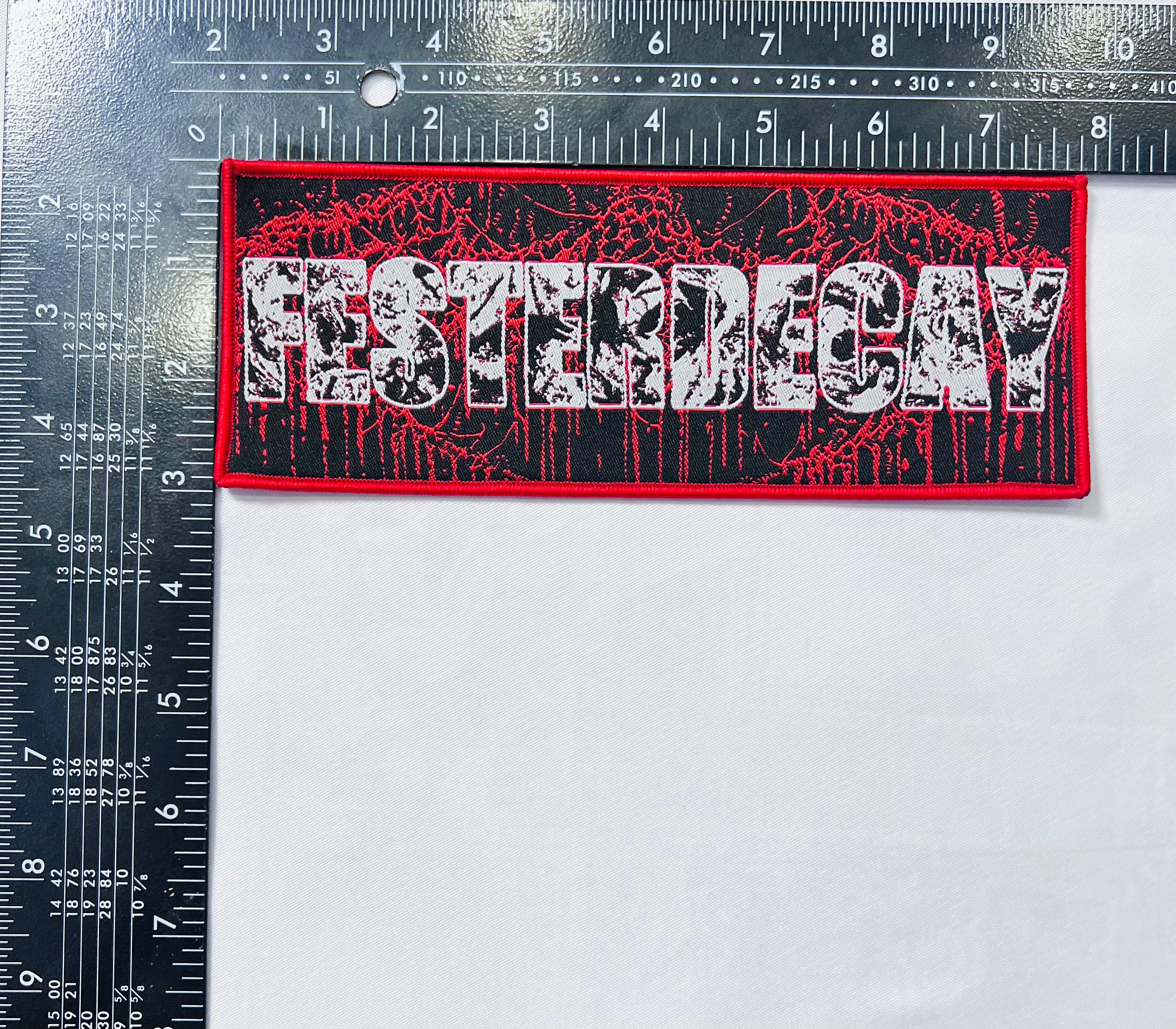 783punx-festerdecay-logo-patch-stripe-tiss-bord-noir image 7