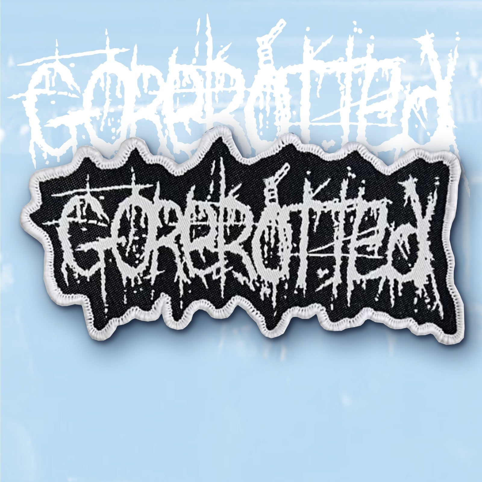 gorerotted-logo-cusson-patch-tiss-blanc-noir image 8
