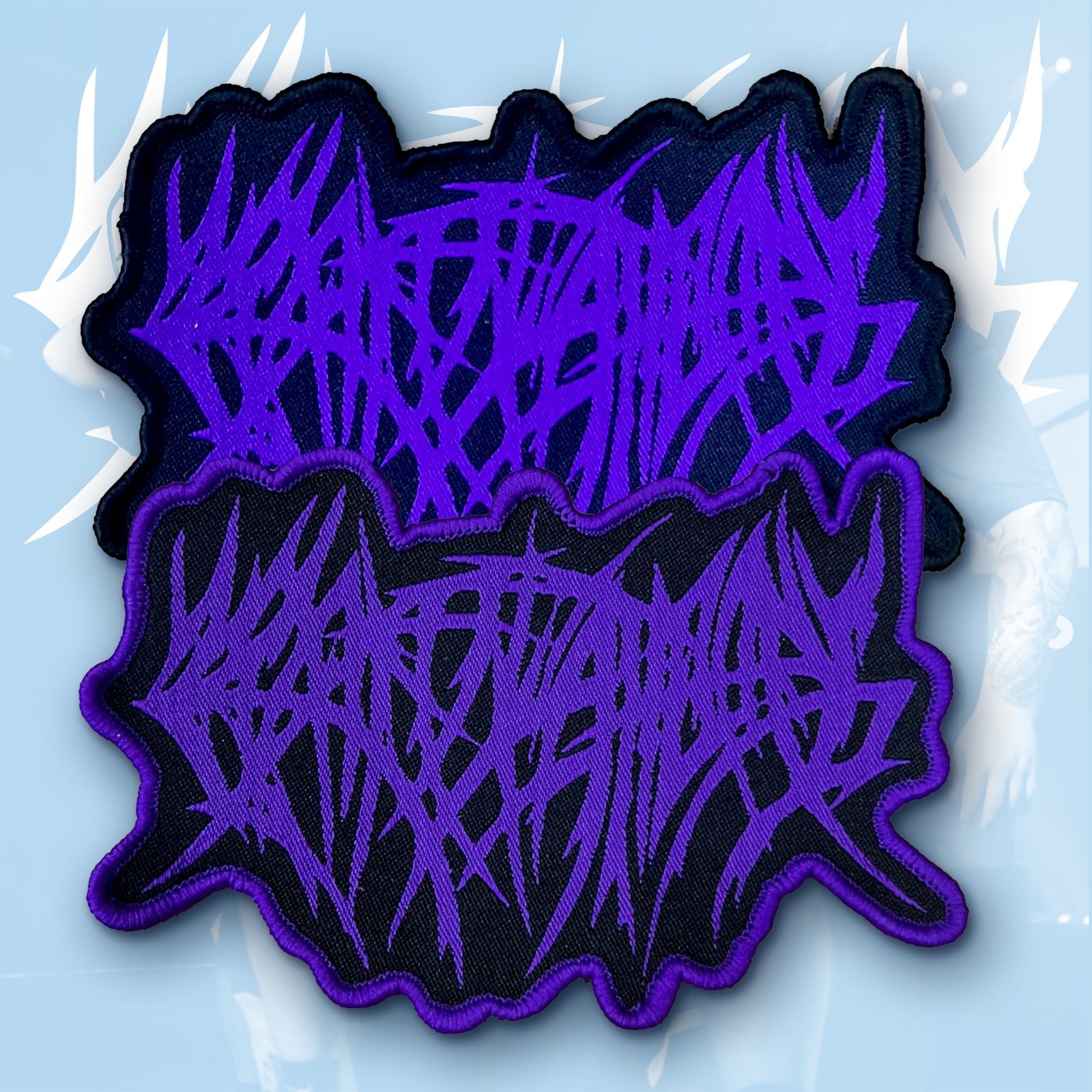 crepitation-logo-patch-tiss-bordure-noire-slam image 1