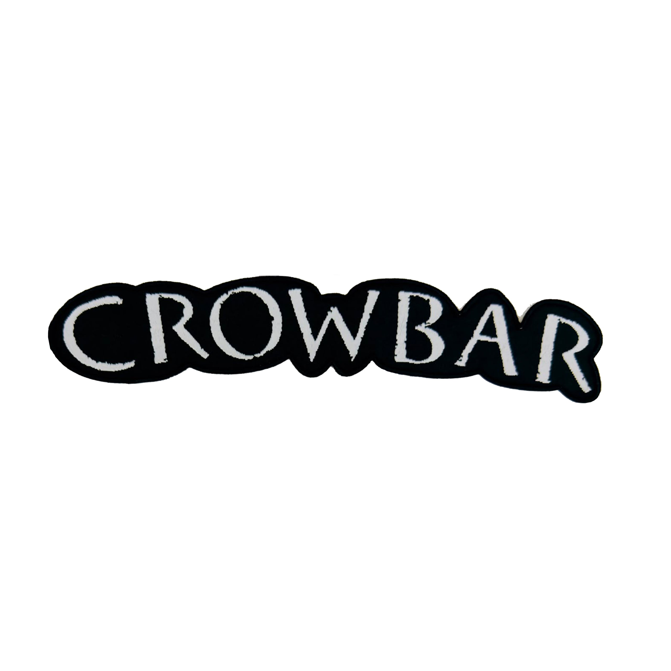 crowbar-logo-patch-tiss-oversize-30-cm-bord-noir image 2