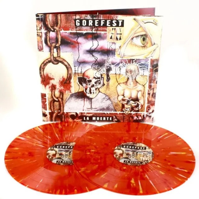 gorefest-la-muerte-double-vinyle-orange-splatter-2lp image 1
