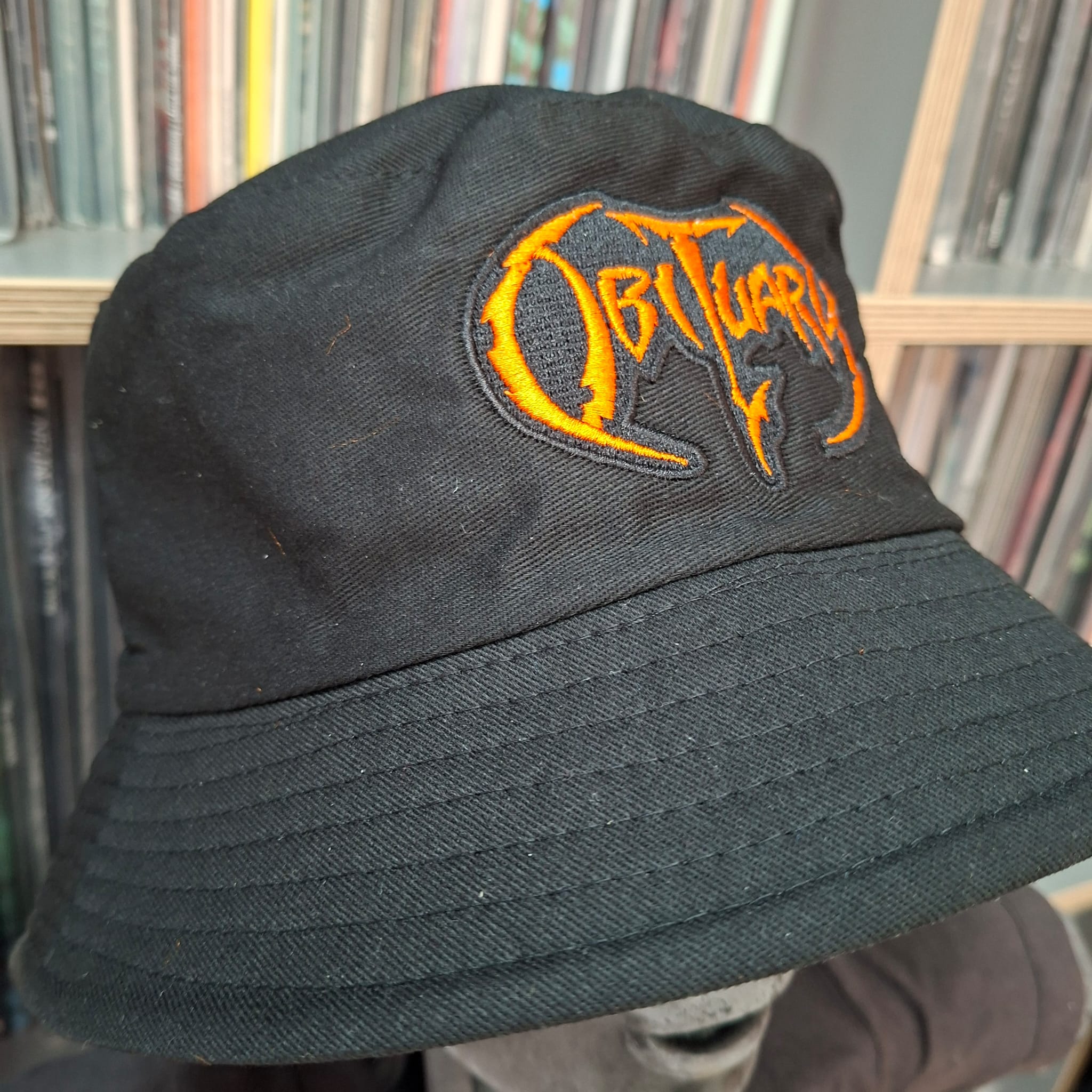 obituary-logo-bob-orange-chapeau-brod-taille-unique image 4