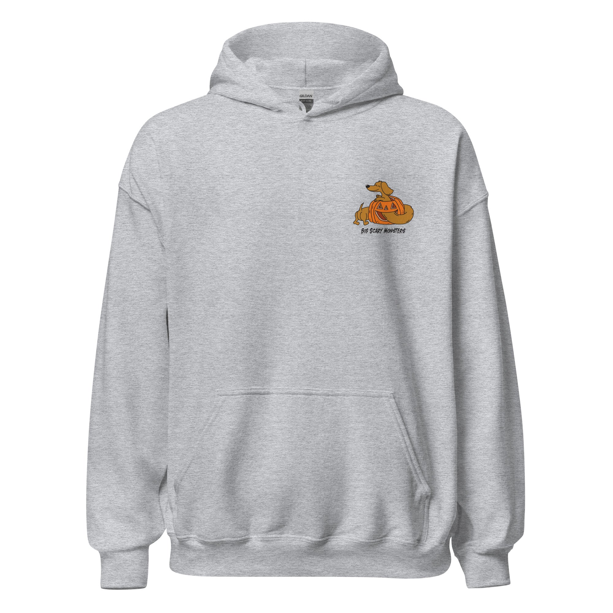 bsm-pumpkin-dog-hoodie-noir-sweat-capuche-coton image 4