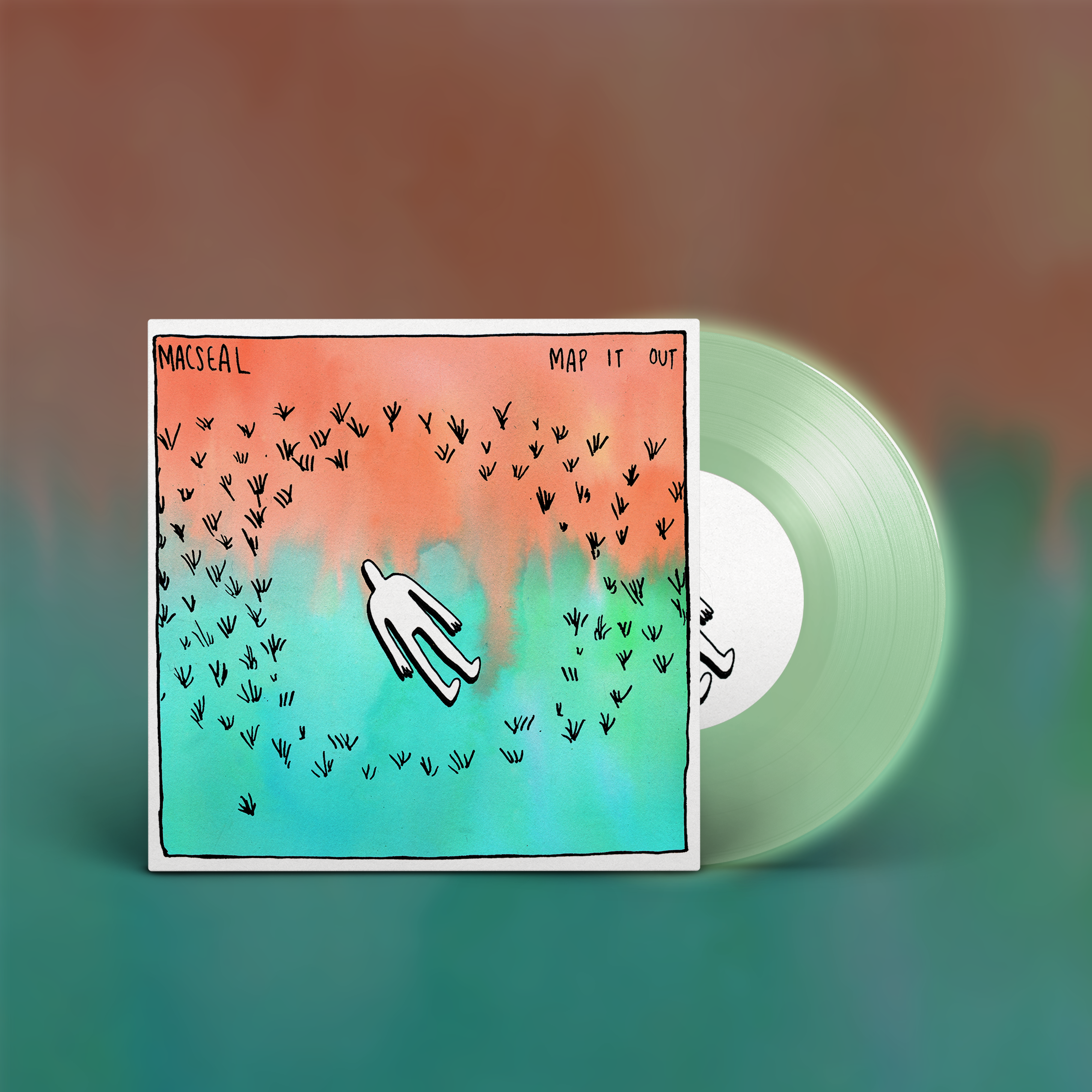 macseal-map-it-out-vinyle-vert-phosphorescent-ep image 4