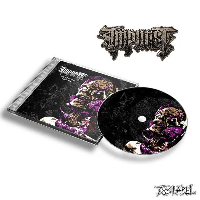 impurist-evolving-cortex-cd-bundle-avec-pin-mail-death-metal image 1